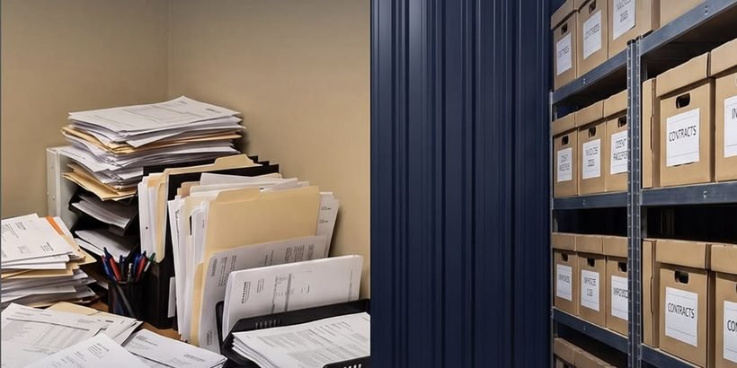 Organizim dokumentesh në depo KOSBOX Lipjan